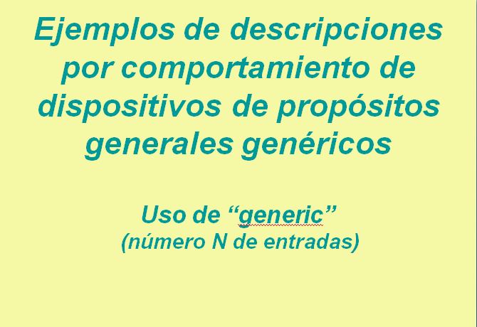 Lección 3. VHDL por comportamiento.