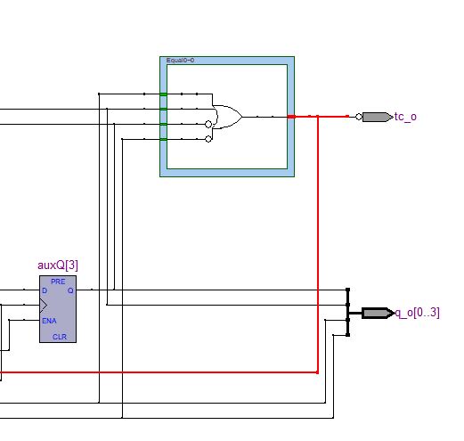 Lección 11.V68. Contador sincrónico, de módulo arbitrario, ejemplo contador decimal.